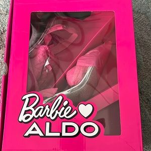 NEW in box, LIMITED EDITION, hard to find Barbie shoes made by Aldo!